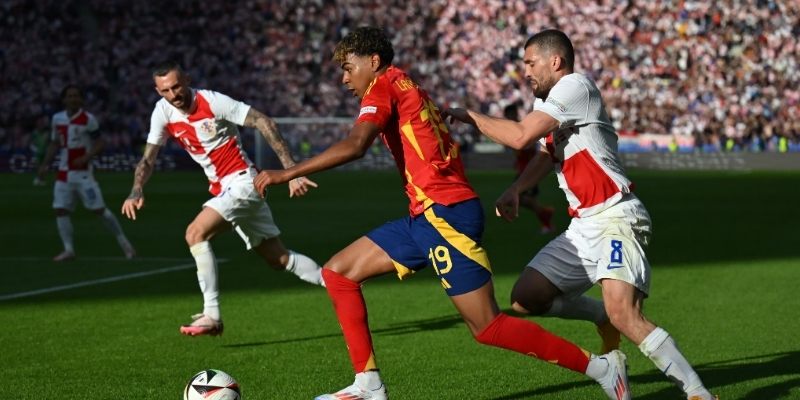 Tây Ban Nha vs Croatia có phong độ khác nhau